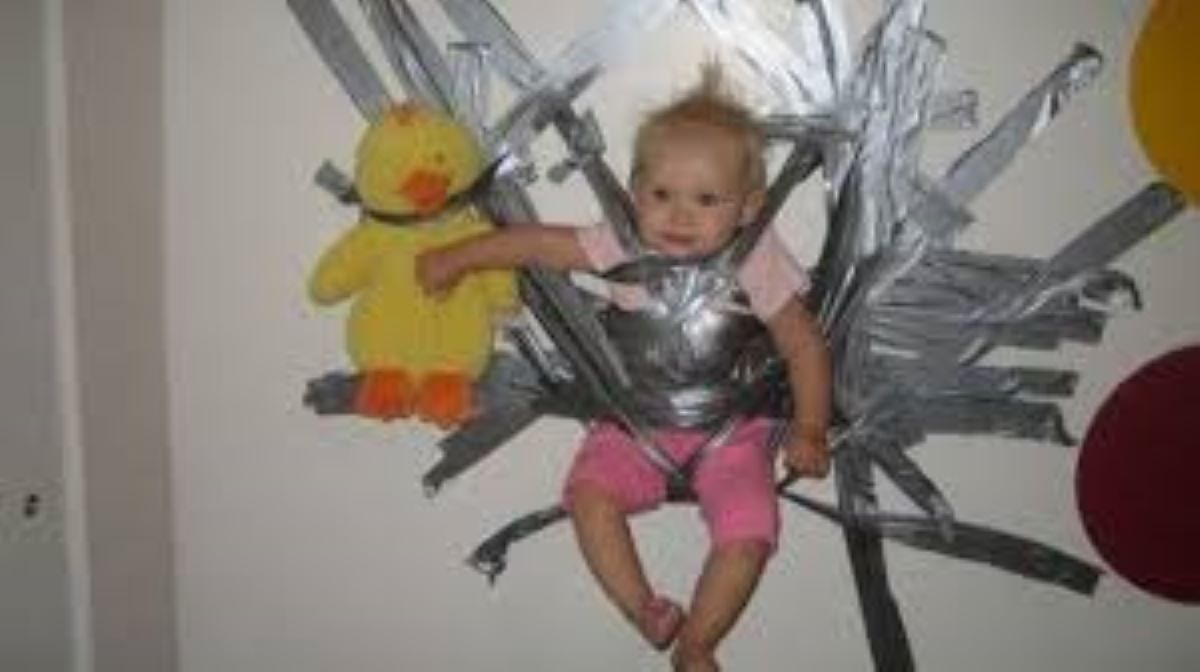 duct tape babysitter, funny duct tape