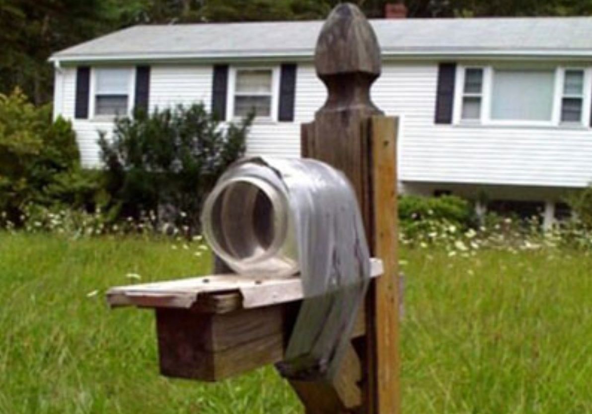 duct tape mailbox