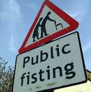 Public fisting